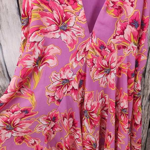 ASTR the Label Janine Floral Print Midi Dress - M - Picture 10 of 14